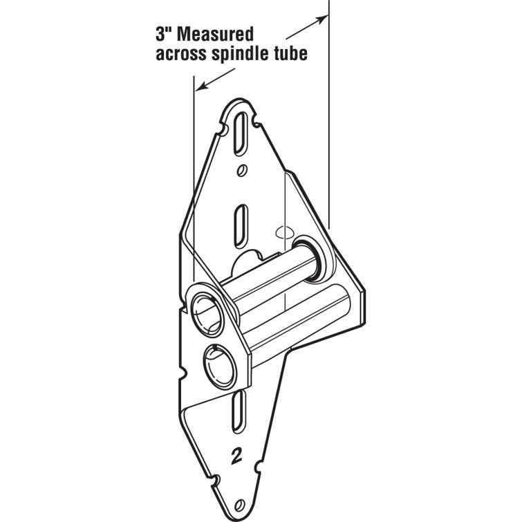 PrimeLine Garage Door Torsion Spring, 0.250 Inch X 2 Inch. X 32 Inch